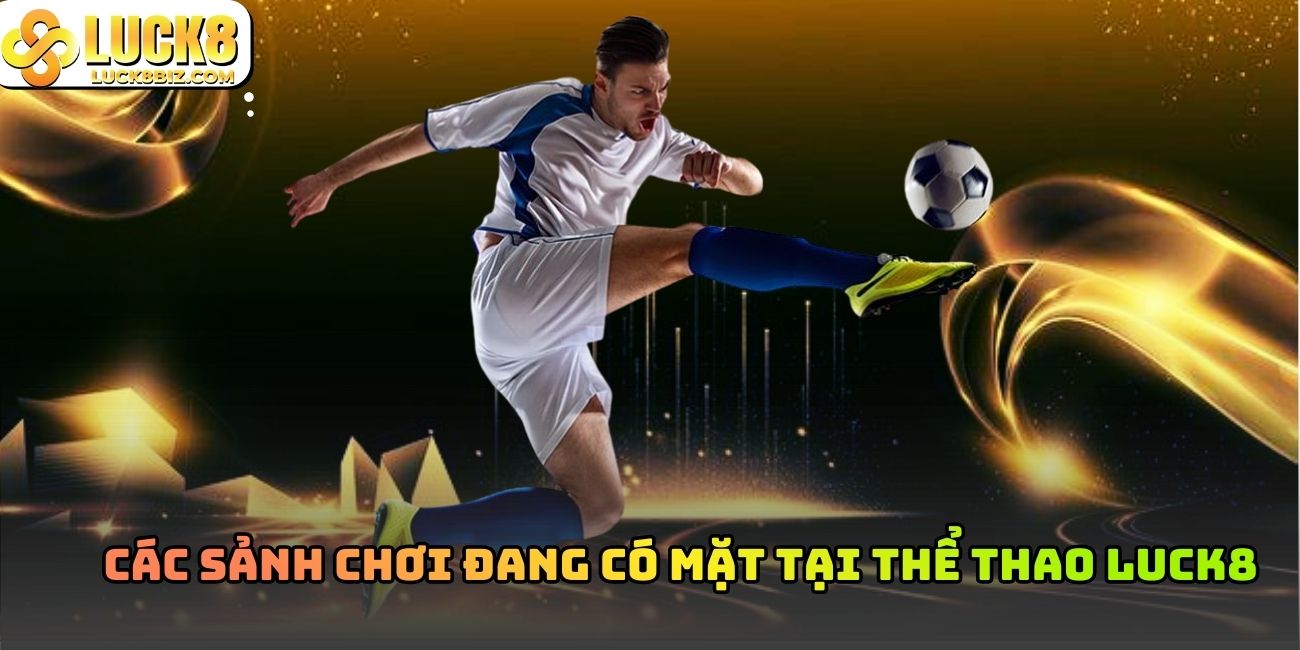 Các sảnh chơi đang có mặt tại thể thao Luck8